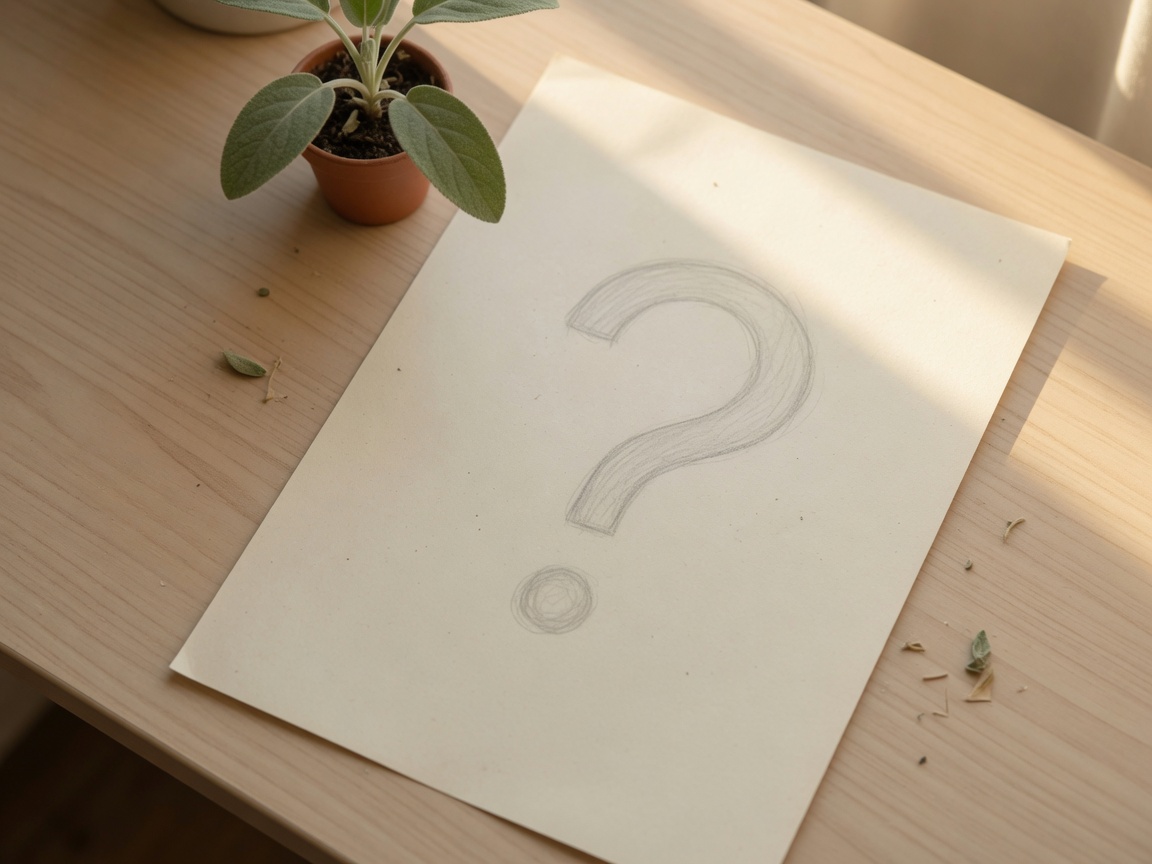 Warm paper with a daily prompt question